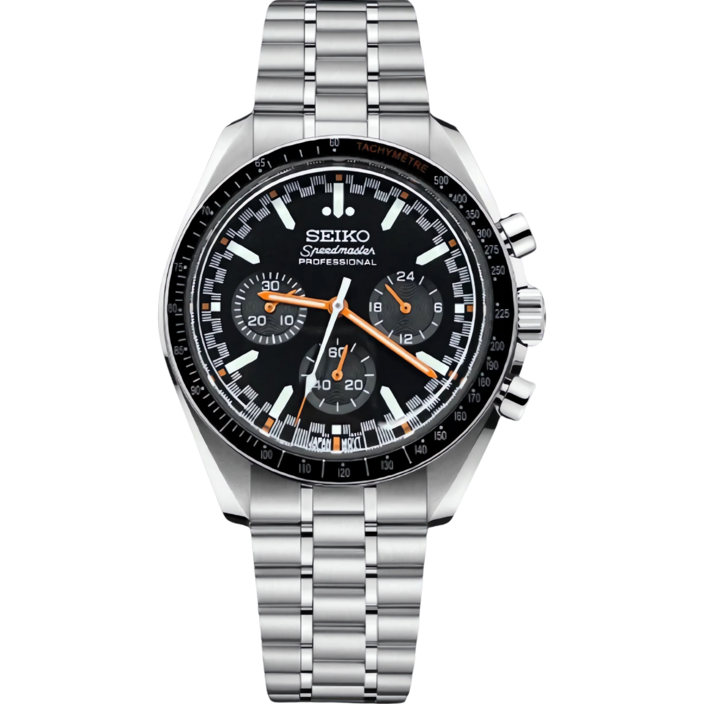 MONTRES DE LUNE NOIRES ORANGE